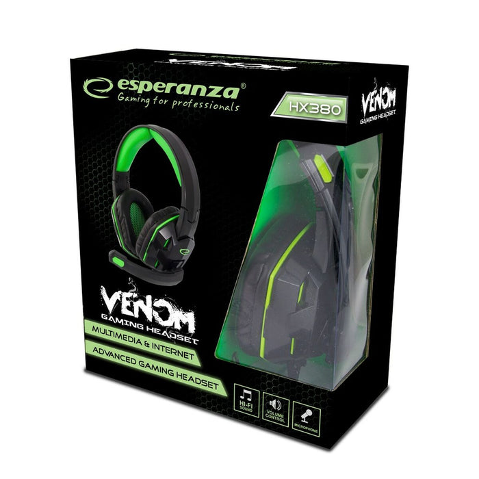 Headphones Esperanza EGH380 Blue Black