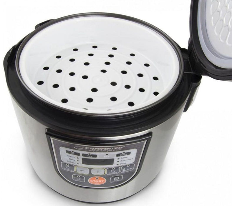 Esperanza EKG011 multi cooker 5 L 860 W Black, Stainless steel