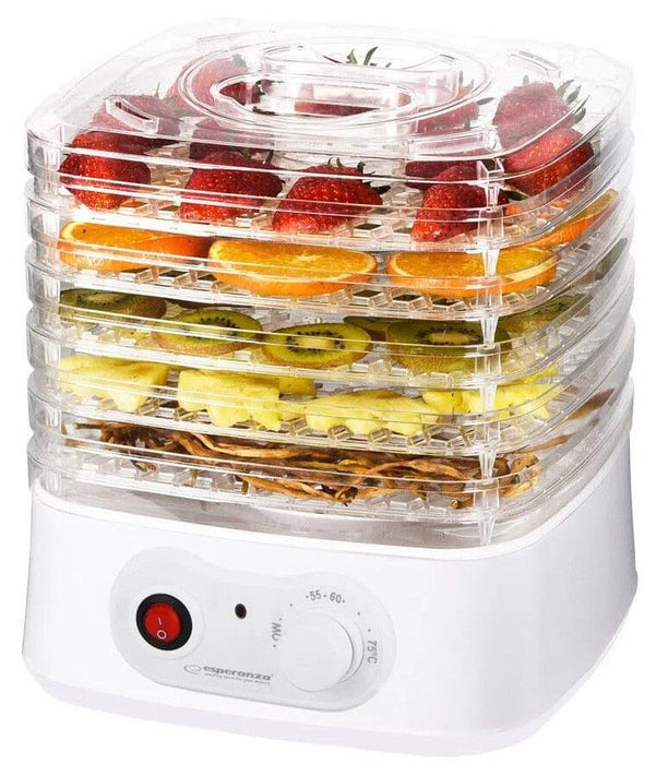 Esperanza EKD004 Food dehydrator,Transparent,White 250 W
