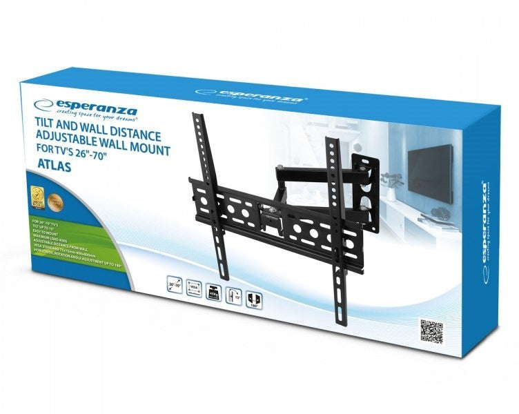 Esperanza ERW016 TV mount/stand 177.8 cm (70") Black