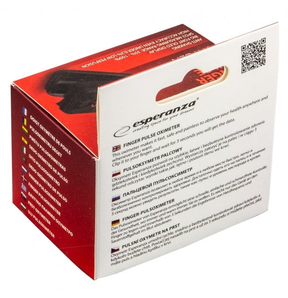 Esperanza ECO001 pulse oximeter Black