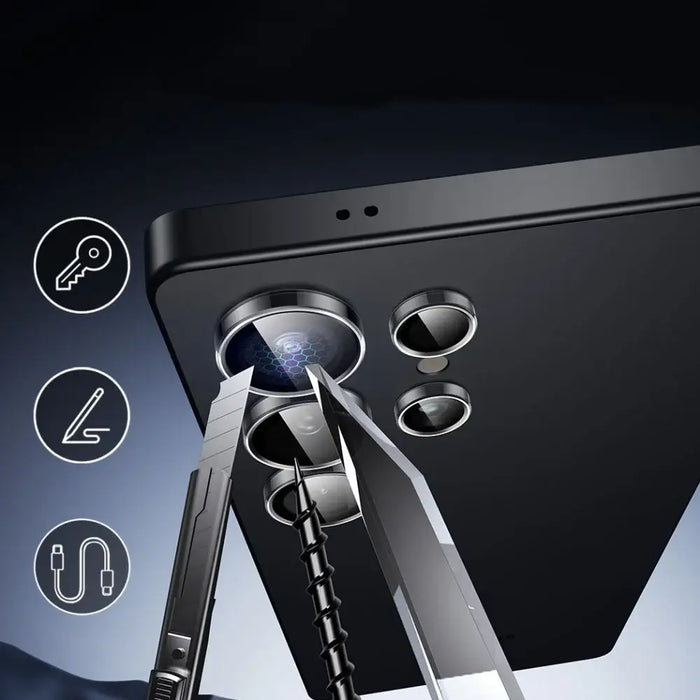 ESR Armorite Camera Cover for Samsung Galaxy S25 Ultra - Clear - Cell phone tempered glass<<<HurtelXML