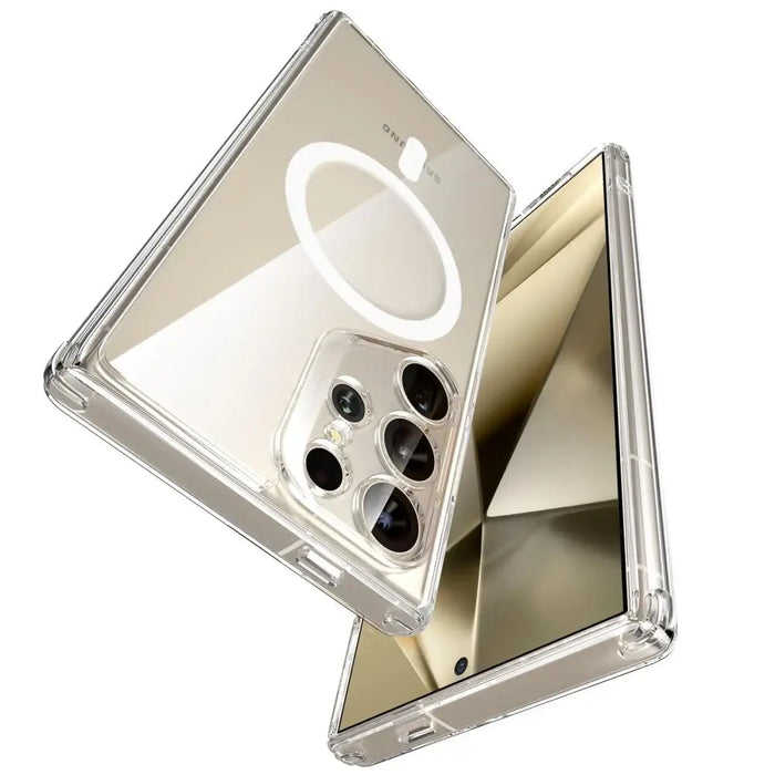 ESR Classic Hybrid Halolock Case with MagSafe for Samsung Galaxy S24 Ultra - Clear - Cell phone cases