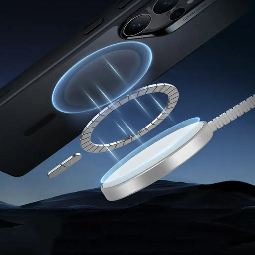 ESR Classic Hybrid Halolock MagSafe Case for Samsung Galaxy S25 Ultra - Translucent Black - Cell phone cases