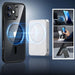 ESR Classic Hybrid Halolock MagSafe Case Set + Tempered Glass for iPhone 16 - Clear with Black Frame - Cell phone cases