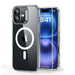 ESR Classic Hybrid Halolock MagSafe Case + Tempered Glass for iPhone 16 Plus - Clear - Cell phone cases