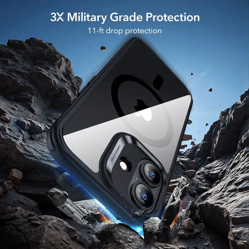 ESR Classic Hybrid MagSafe + Tempered Glass Set for iPhone 17 - Clear Black - Cell phone tempered glass<<<HurtelXML