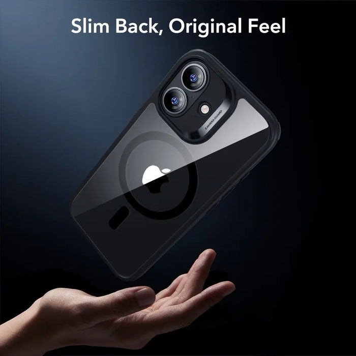 ESR Classic Hybrid MagSafe + Tempered Glass Set for iPhone 17 - Clear Black - Cell phone tempered glass<<<HurtelXML