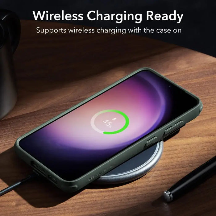 ESR Classic Kickstand Case for Samsung Galaxy S23+ - Clear Green - Cell phone cases and covers<<<HurtelXML