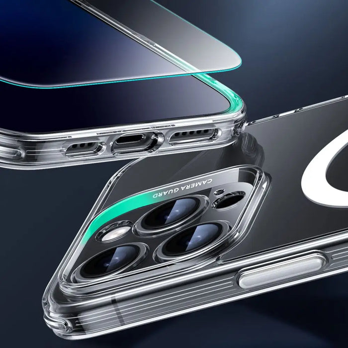 ESR Classic Pro Set Halolock MagSafe Case for iPhone 16 Pro - Clear - Cell phone cases and covers<<<HurtelXML