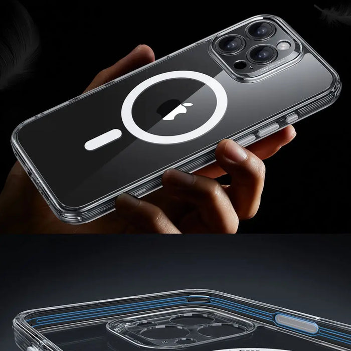 ESR Classic Pro Set Halolock MagSafe Case for iPhone 16 Pro - Clear - Cell phone cases and covers<<<HurtelXML