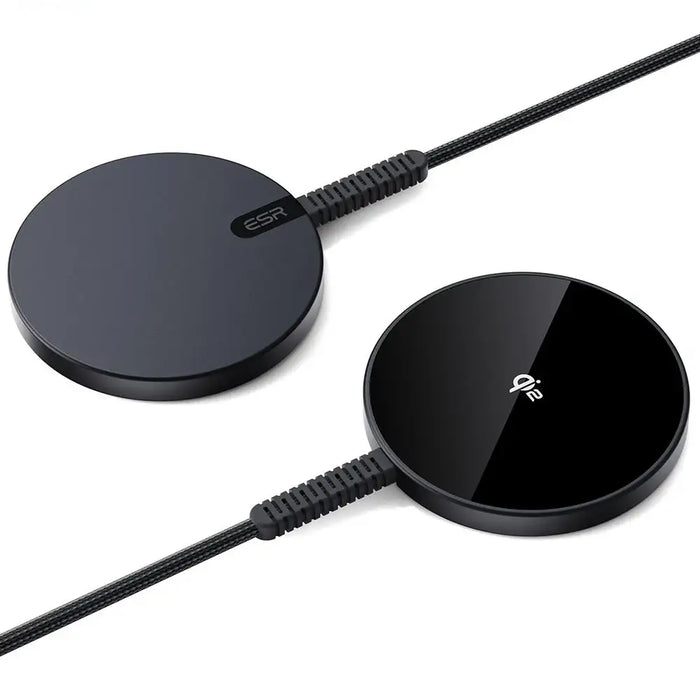 ESR Halolock Qi2 Mini Wireless Charger 15W with MagSafe - Black - Cell phone USB charger<<<HurtelXML