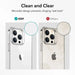 ESR Project Zero iPhone 14 Pro Case - Clear - Cell phone cases and covers<<<HurtelXML