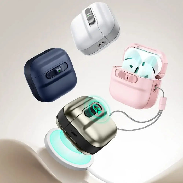 ESR Pulse Halolock Magsafe case for AirPods 4 - blue - Cell phone cases and covers<<<HurtelXML