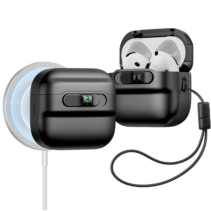 ESR Pulse protective case for AirPods 4 headphones (black) - Cell phone cases