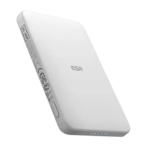 ESR Qi2 MagSlim 5000 mAh magnetic powerbank (white) - Powerbanks<<<GSM Accessories<<<InnproXML