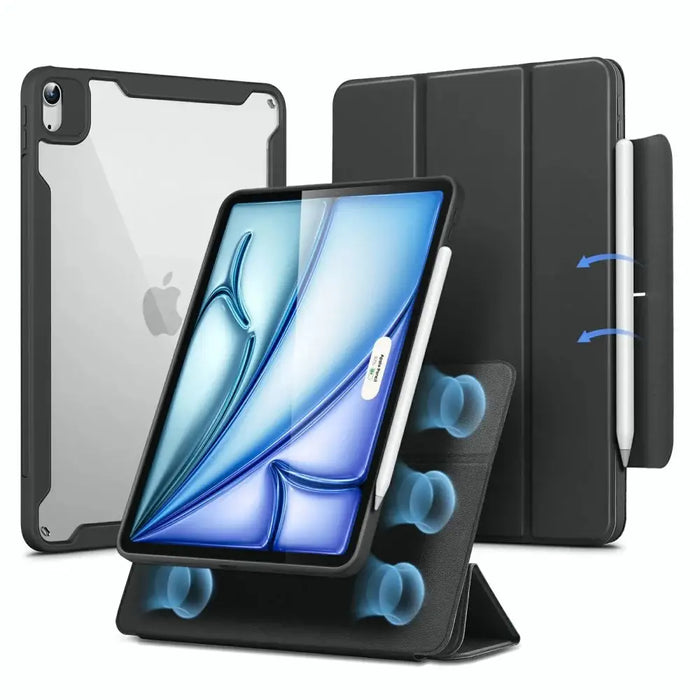 ESR Rebound Hybrid Case for iPad Air 10.9’’ 4/5 2020-2022 / 11.6’’ 2024 - Black - Cell phone cases