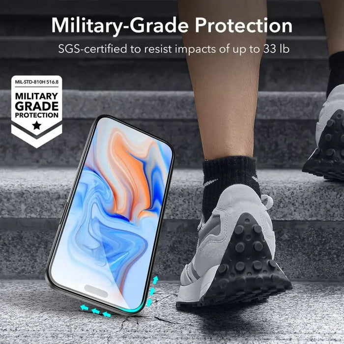 ESR Tempered Glass for iPhone 15 - black 2 pcs. - Cell phone tempered glass<<<HurtelXML