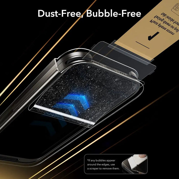 ESR UltraFit Armorite Pro Tempered Glass for iPhone 16 Pro / 17 - Transparent - Cell phone tempered glass<<<HurtelXML