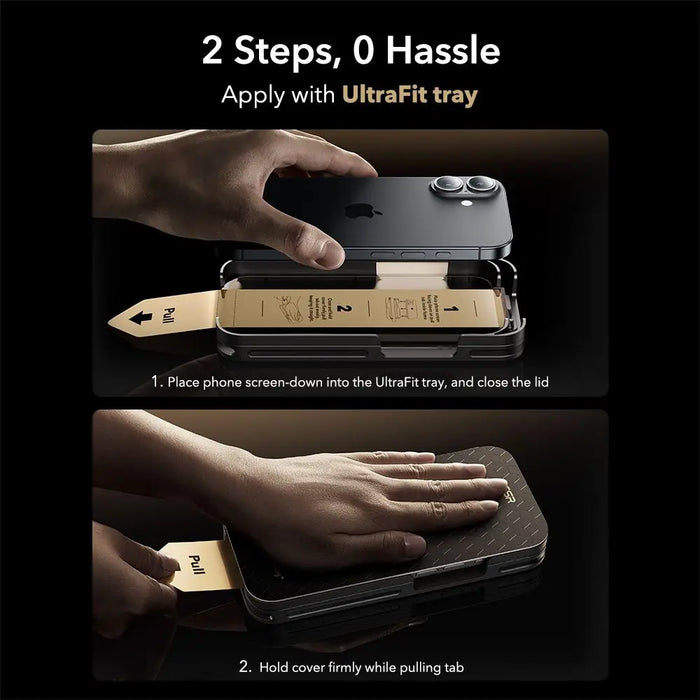 ESR UltraFit Armorite Pro Tempered Glass for iPhone 16 Pro / 17 - Transparent - Cell phone tempered glass<<<HurtelXML