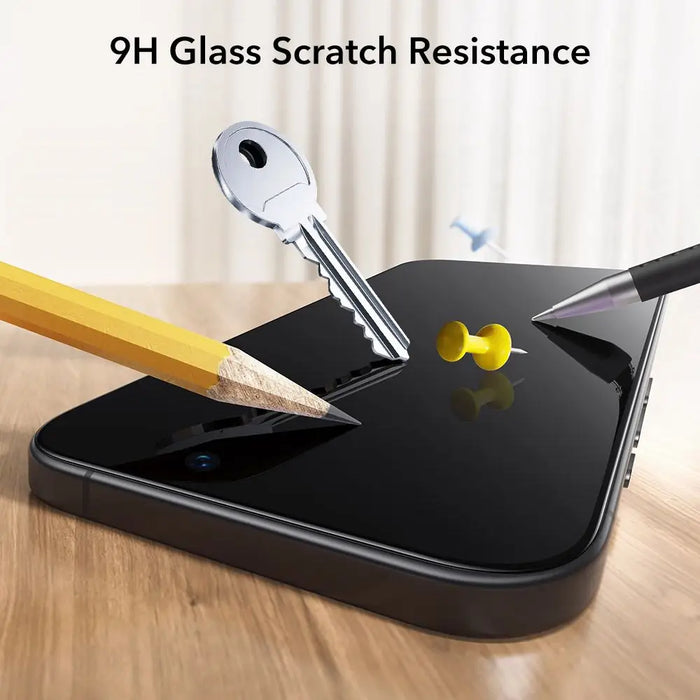 ESR UltraFit Tempered Glass 2-pack for iPhone 17 Pro Max - transparent - Cell phone tempered glass<<<HurtelXML