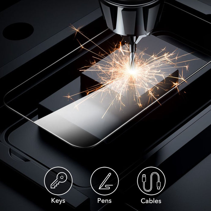 ESR Tempered Glass 2-PACK for iPhone 16 - transparent