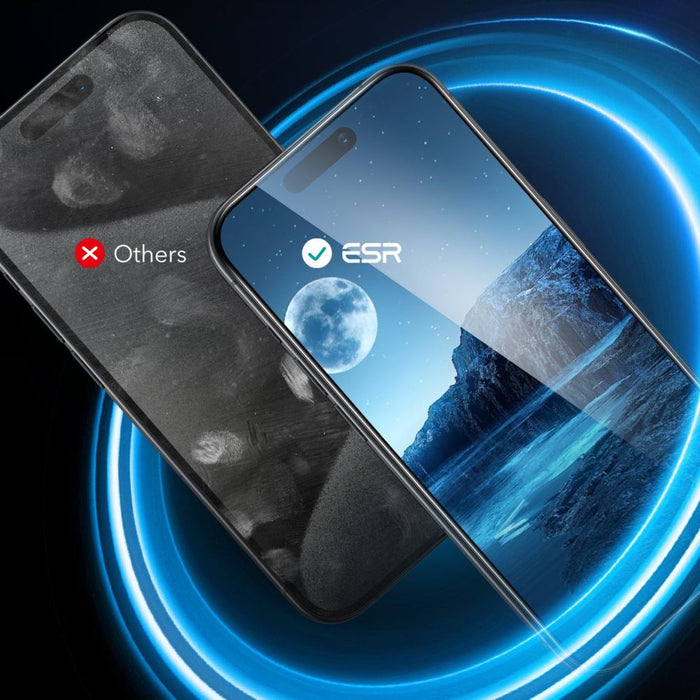 ESR Tempered Glass 2-PACK for iPhone 16 Pro Max - transparent