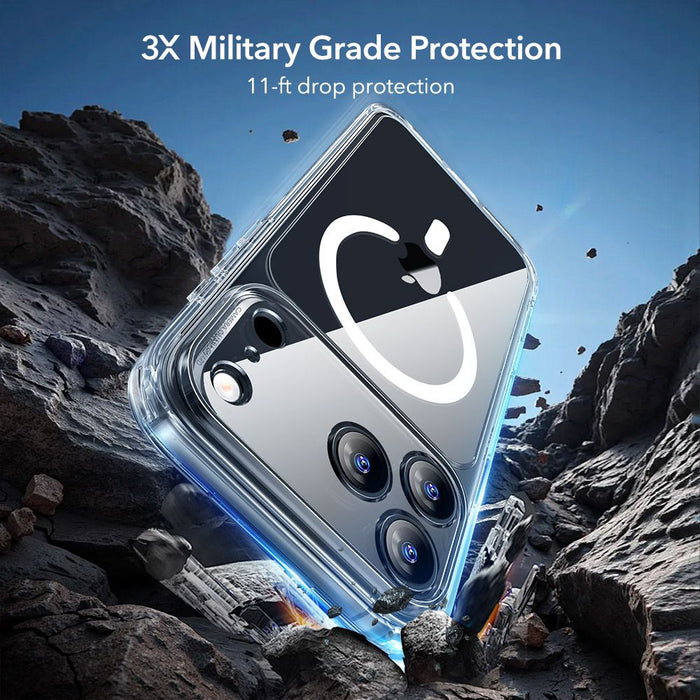 ESR Classic Hybrid MagSafe + Tempered Glass Set for iPhone 17 Pro Max - Clear