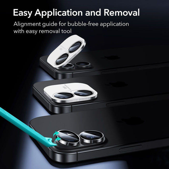 ESR Armorite Camera Cover for iPhone 16 / 16 Plus / 17 - Black