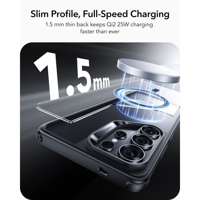 ESR Classic Hybrid MagSafe Case for Samsung Galaxy S26 Ultra - Clear Black