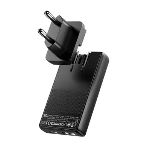 Essager ECT65W-QCB01-Z GaN 65W A + C Charger (black) - mains chargers<<<Chargers<<<GSM Accessories<<<InnproXML