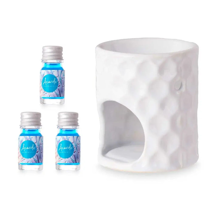 Essential oil burner Acorde Ocean 11 x 19,8 x 6,5 cm Essential oil (12 Units) - Почистване Прахосмукачки И