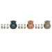 Essential oil burner Home ESPRIT 11 x 6 x 24,5 cm (3 Units) - Почистване Прахосмукачки И Гладене<<<Дом