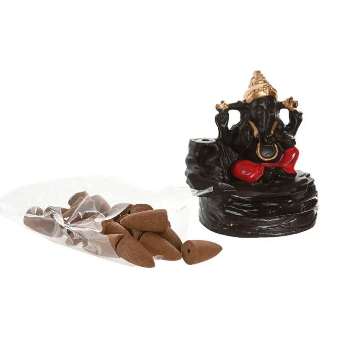 Essential oil burner Home ESPRIT Ceramic Mandala Indian Man 13 x 8 x 12,5 cm Incense (6 Units) - Почистване