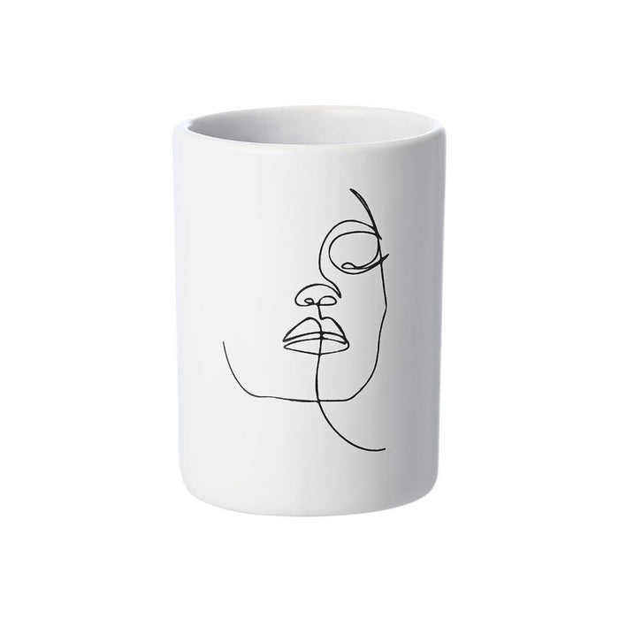 FACE LINE TOOTH BRUSH GLASS