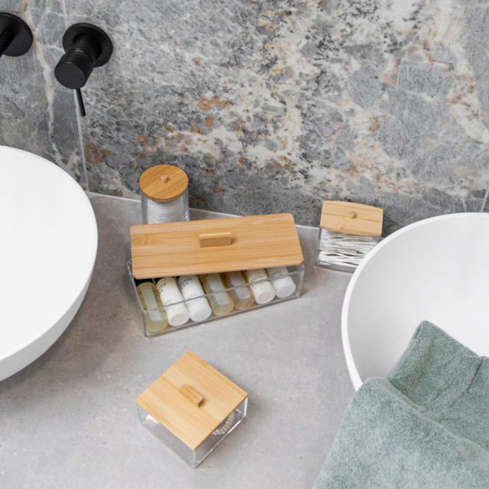 BAMBOO ESSENTIALS COSMETIC ORGANIZER