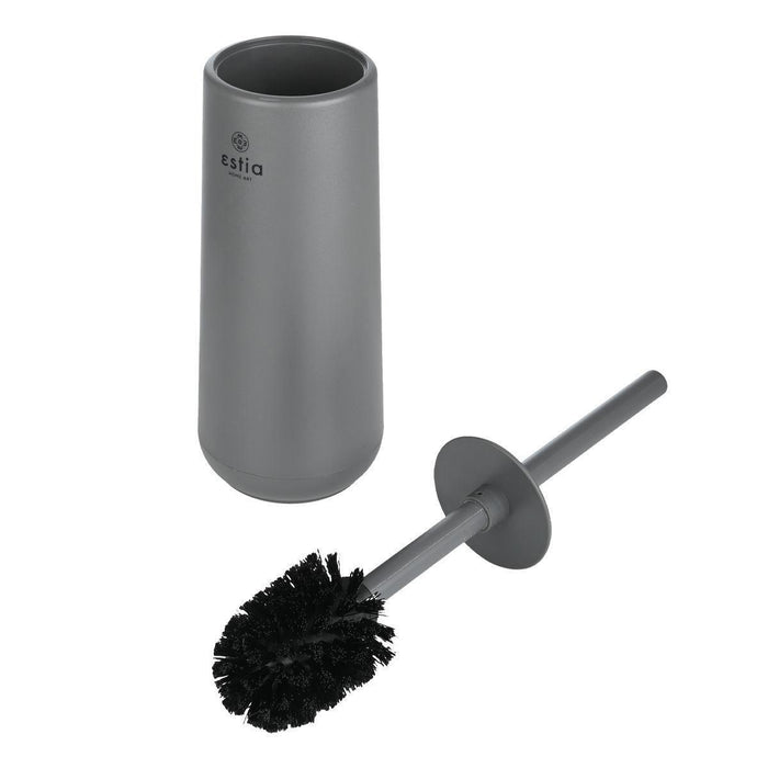 WC SET SET OF SEAT AND BRUSH FJORD GRAY
