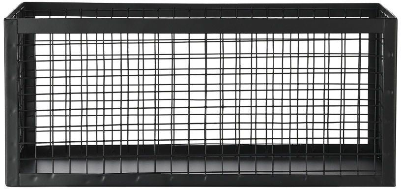 STORAGE BASKET CAGE BLACK 23X15