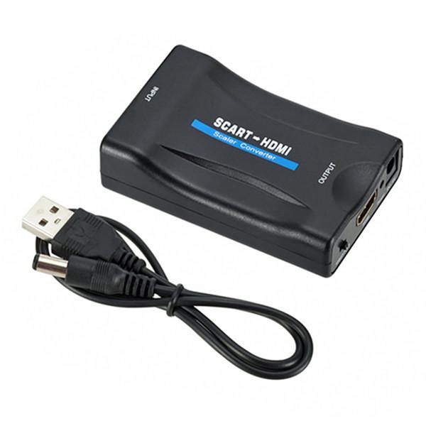 Video converter Estillo ASK-ST001, Scart female - HDMI female, Black