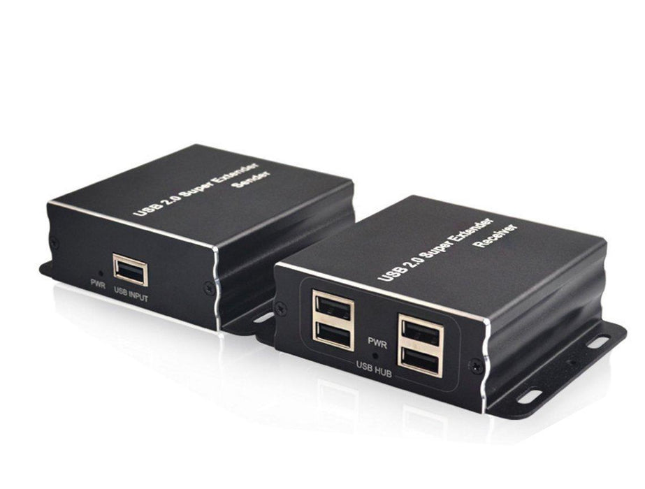 USB Extender (amplifier) ESTILLO ASKHU04-USB 1x4, amplifies USB signal up to 100 m via UTP cable CAT5e/6