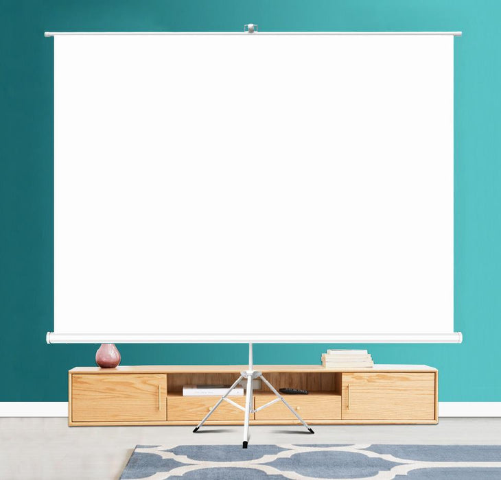 ESTILLO stand screen 244 x 183 cm, 120", white, with black frame, 4:3, 11 kg