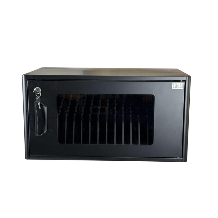 Universal cabinet for charging up to 16 pcs. Estillo IP-2316 tablets for wall mounting or freestanding, 16 x USB-C ports