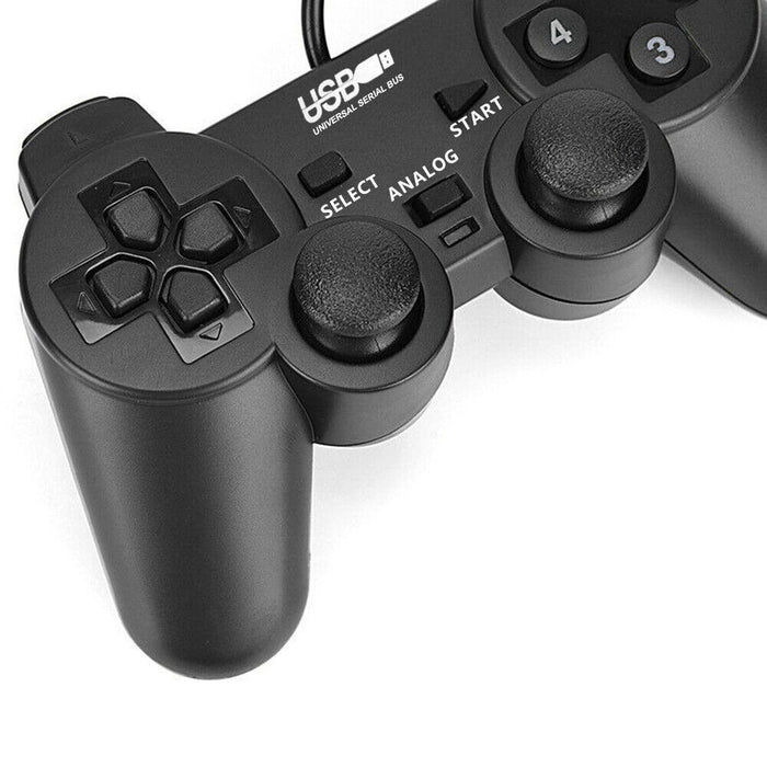 Wired gamepad ESTILLO 703 Dual Vibration, USB, Black