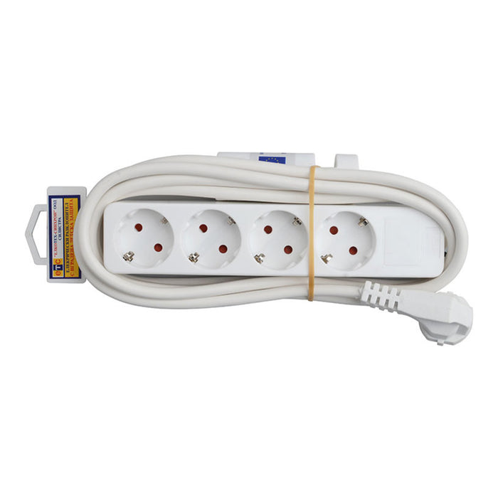 SPLITTER WITH CABLE ETC 4 SOCKETS 3M IMP 74031