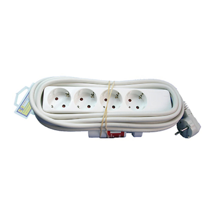SPLITTER WITH CABLE ETC 4 SOCKETS 5M IMP 74051