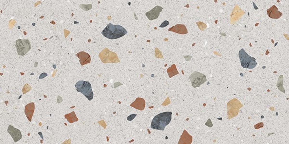 PORCELAIN TERAZZO DECOR GREY 60X120