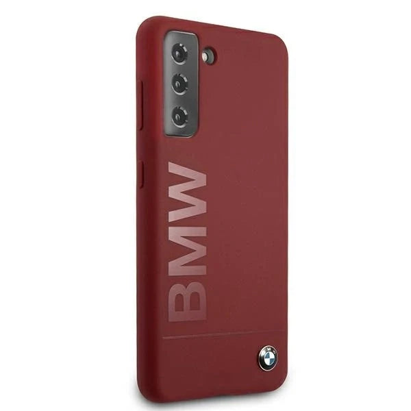 Etui BMW BMHCS21SSLBLRE S21 G991 czerwony/red hardcase Silicone Signature Logo - Cell phone cases and covers<<<HurtelXML