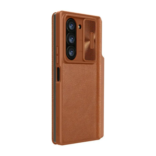 Etui Nillkin Qin Pro Leather Samsung Galaxy Z Fold 6 5G (brązowy) - Protective cases for smartphones<<<Cases<<<GSM