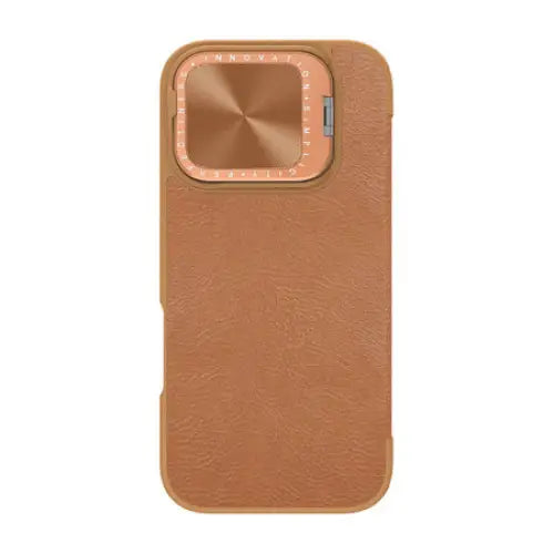 Etui Nillkin Qin Prop Leather iPhone 16 (brązowy) - Protective cases for smartphones<<<Cases<<<GSM