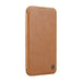 Etui Nillkin Qin Prop Leather iPhone 16 (brązowy) - Protective cases for smartphones<<<Cases<<<GSM